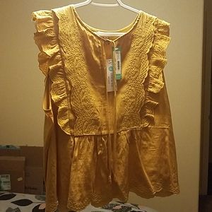 Claude Embroidered top Current air